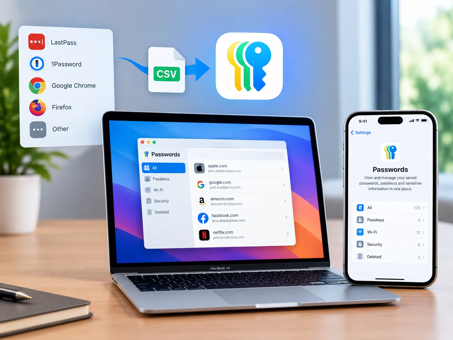 How to Import Your Old Passwords Into Apple Passwords