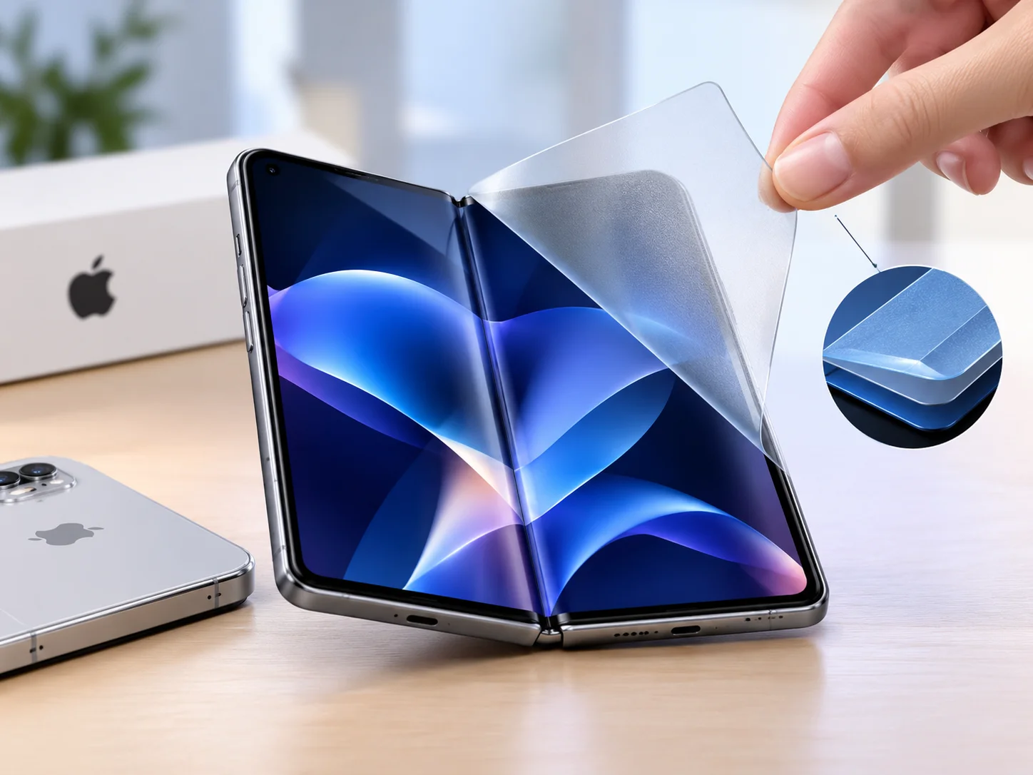 Apple Reveals the iPhone Duo’s Secret Replaceable Screen Layer