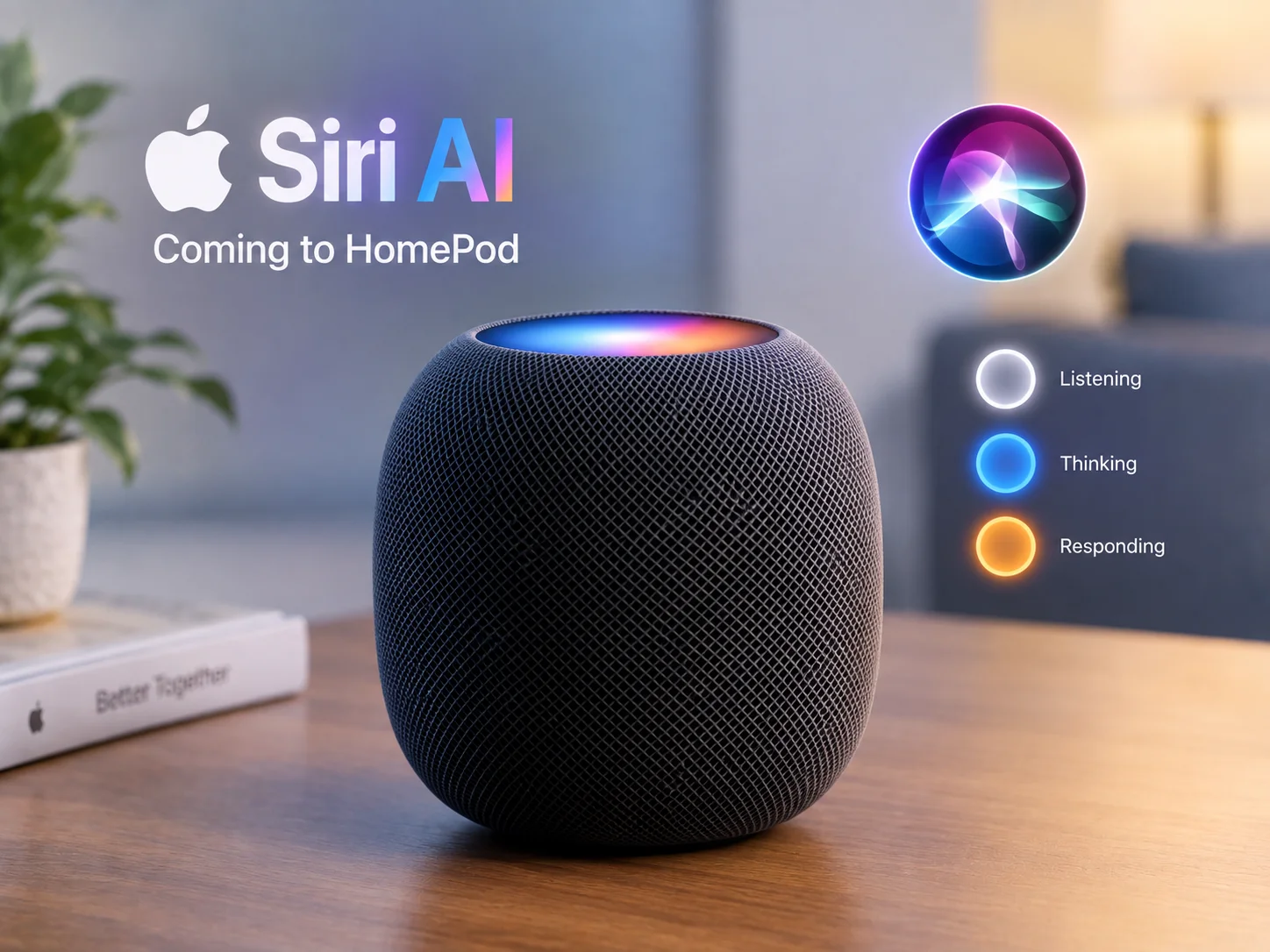 Siri AI Could Be Coming to HomePod With New Status Lights