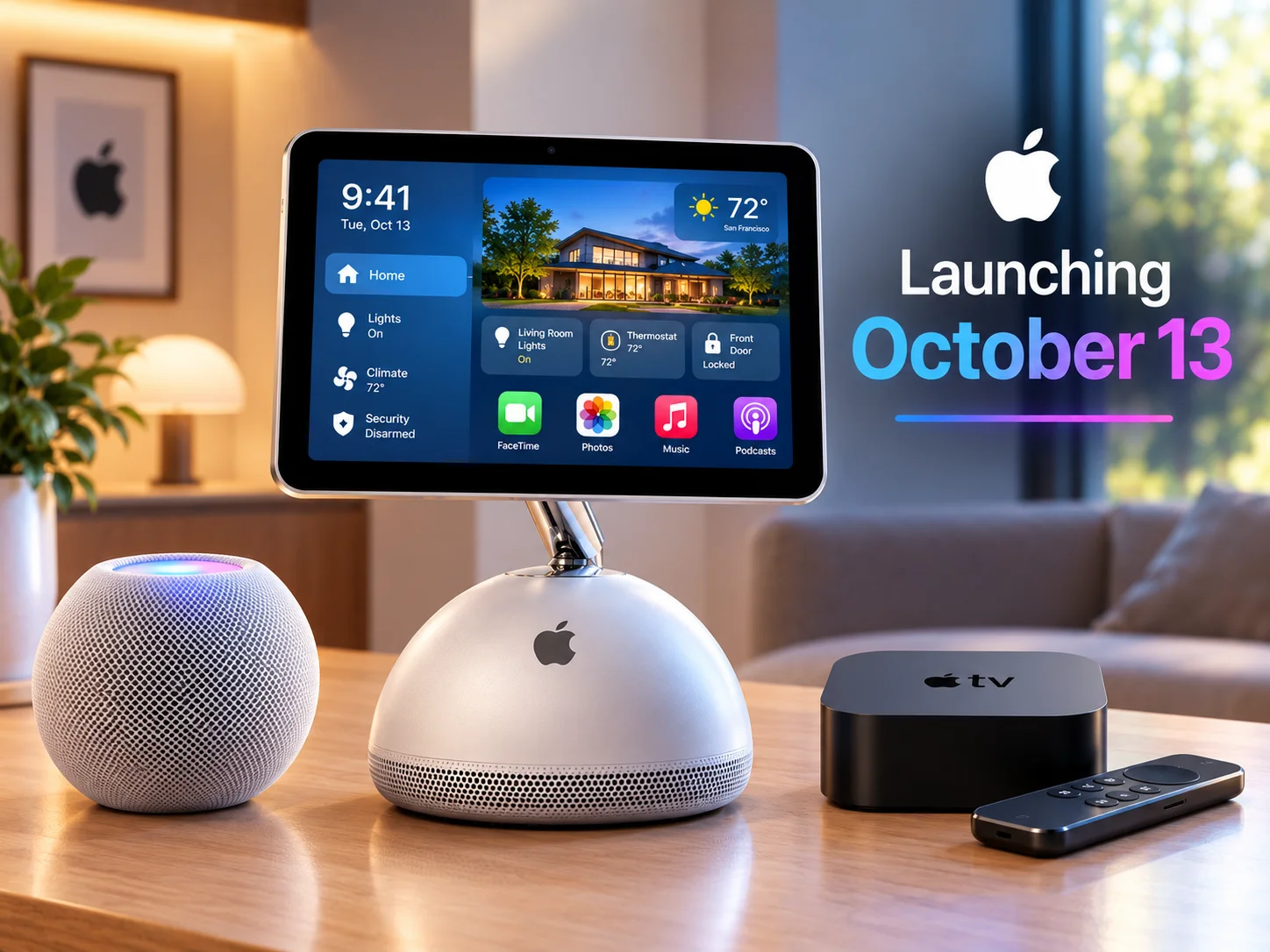 Apple’s Smart Home Hub Could Launch October 13