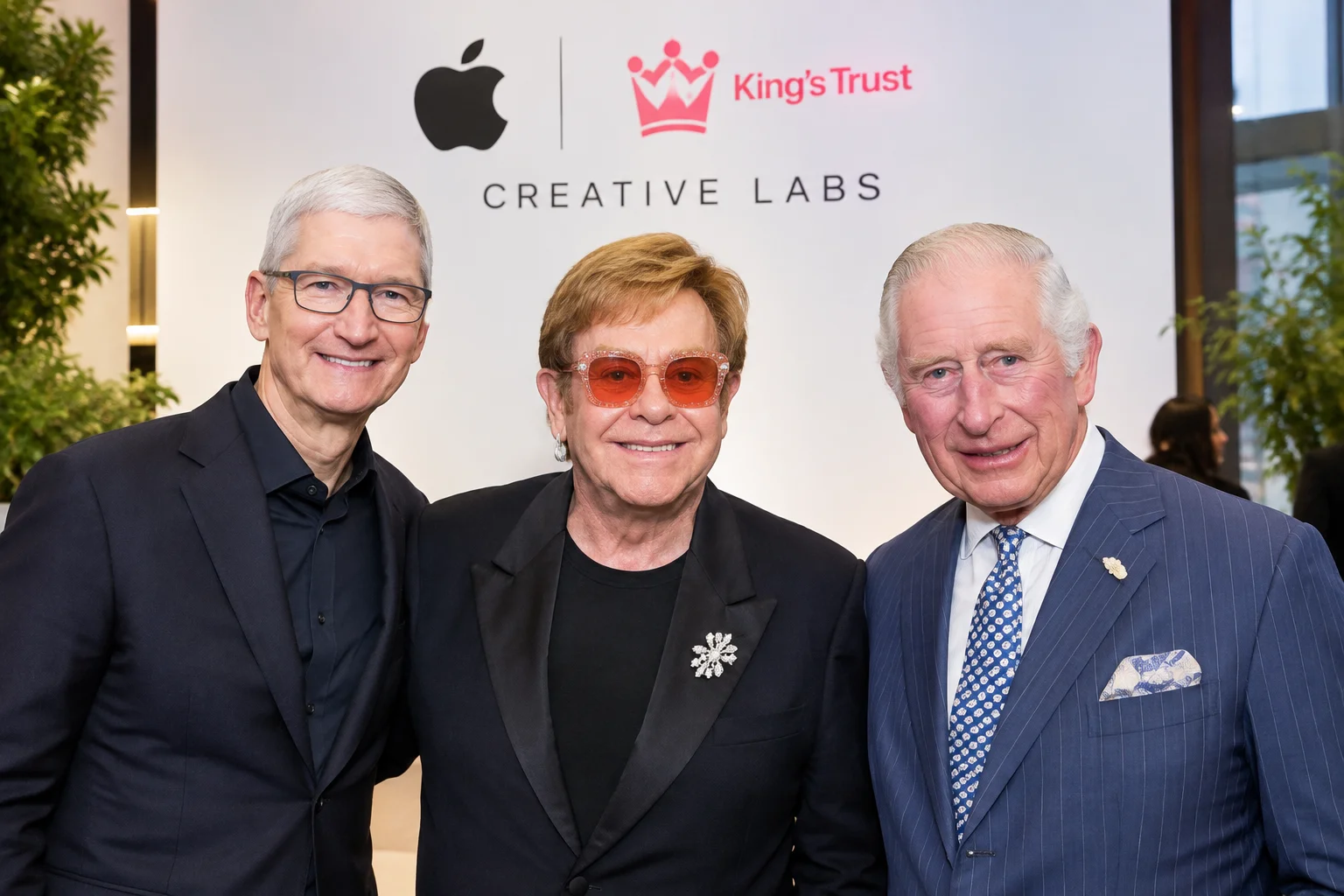 Tim Cook, King Charles and Elton John Join Apple’s New Creative Labs Initiative