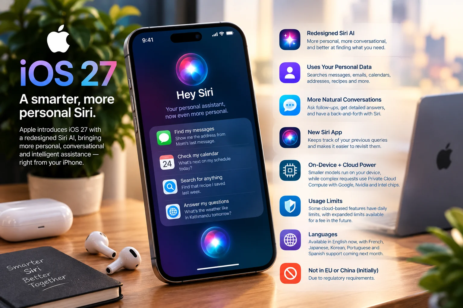 Apple’s iOS 27 Brings Smarter, More Personal Siri AI