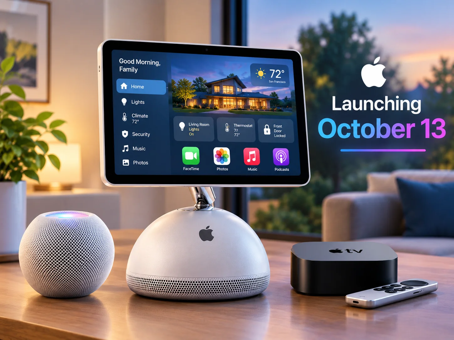 Apple Could Unveil Its New Smart Home Hub on October 13